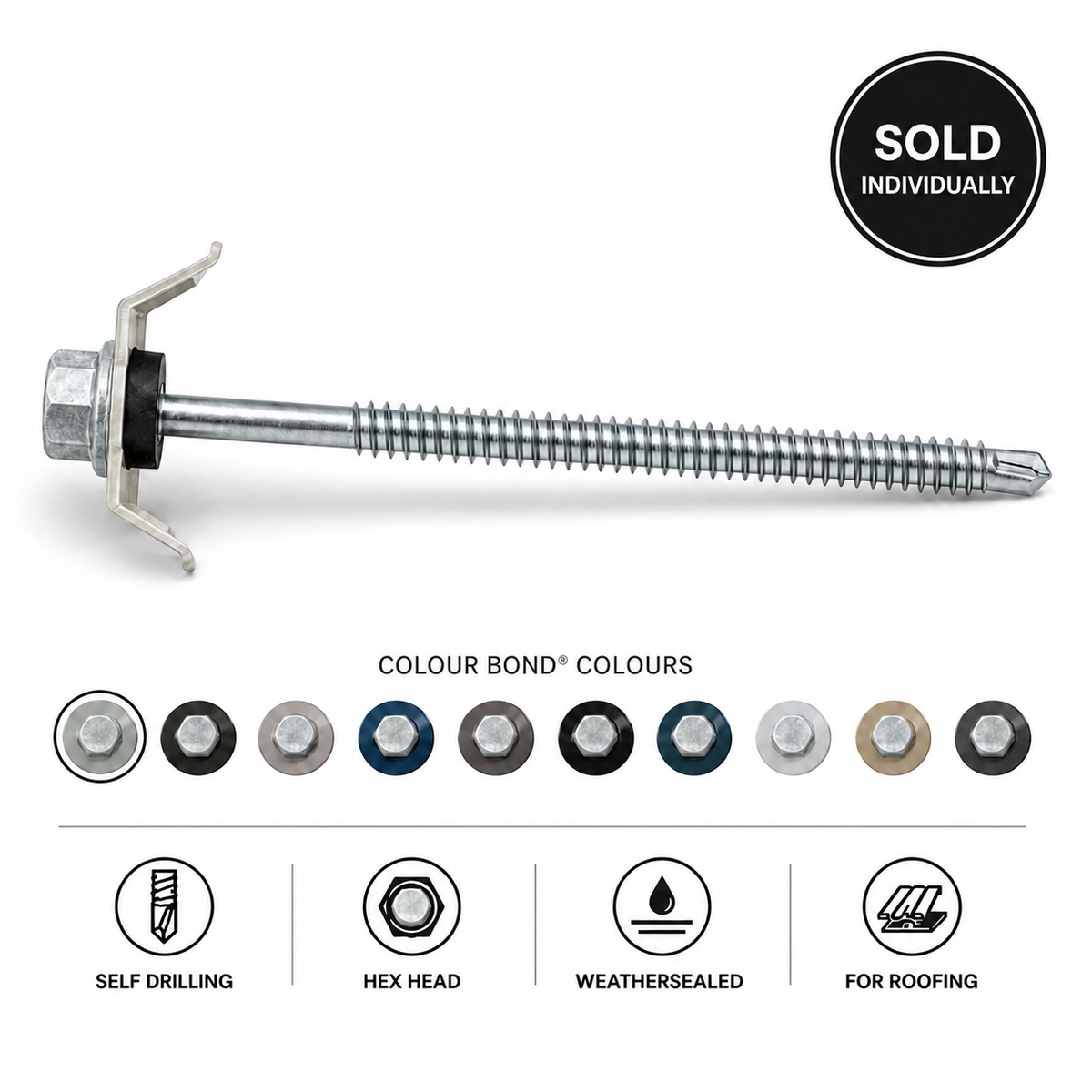 Roof Screws for Insulated Panels — Steel & Timber Fixings