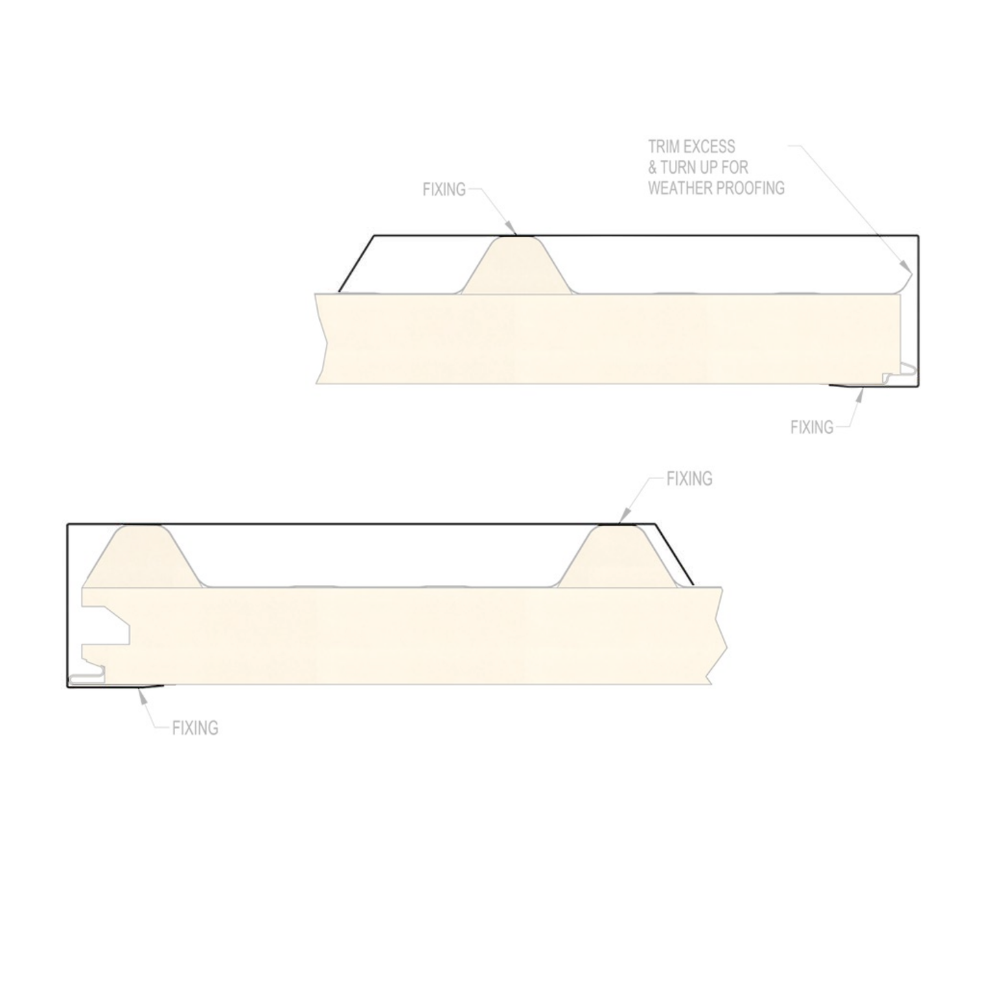 Side Capping Trim (Side Barge)